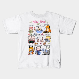 MEow Time Kids T-Shirt